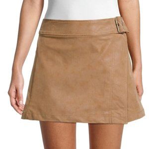 Free People Tan Mini Skirt